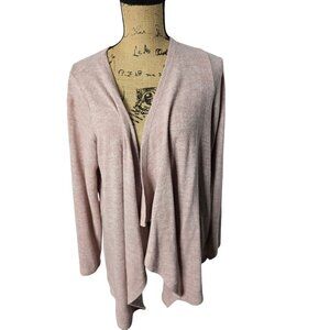 Torrid Super Soft Plush Light Pink Open Front Cardigan